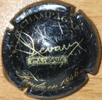 Champagnecapsule DEVAUX zwart & goud nr.03, Ophalen of Verzenden, Gebruikt, Frankrijk, Champagne