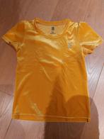 okerkleurig fluwelen shirtje Hema mt 122-128, Meisje, Ophalen of Verzenden, Zo goed als nieuw, Shirt of Longsleeve