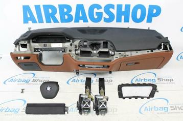 Airbag set Dashboard HUD leder zwart/bruin BMW 3 serie G20