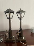 2 art deco tafellampen, Antiquités & Art, Antiquités | Bronze & Cuivre, Bronze, Enlèvement