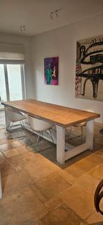 Houten eettafel, Huis en Inrichting, Tafels | Eettafels, Ophalen
