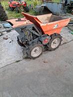 Kruiwagen met benzine motor, Tuin en Terras, Kruiwagens, Ophalen, Zo goed als nieuw