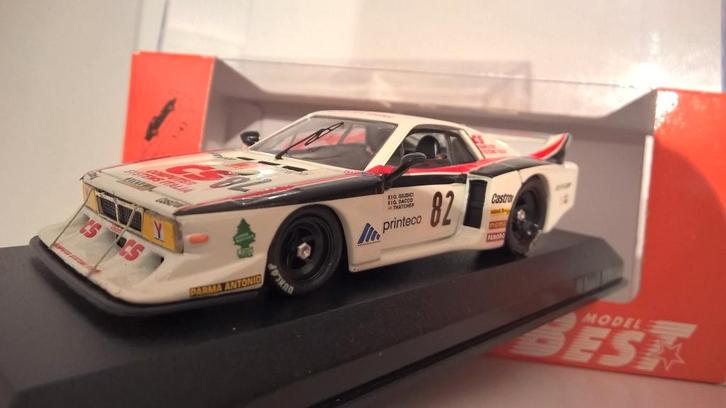 1/43 Lancia Beta MonteCarlo Monza 1982 BEST MODEL, Hobby en Vrije tijd, Modelauto's | 1:43, Zo goed als nieuw, Auto, Overige merken