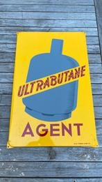 Enseigne publicitaire Agent Ultrabutane. Avec date, Comme neuf, Enlèvement, Panneau publicitaire