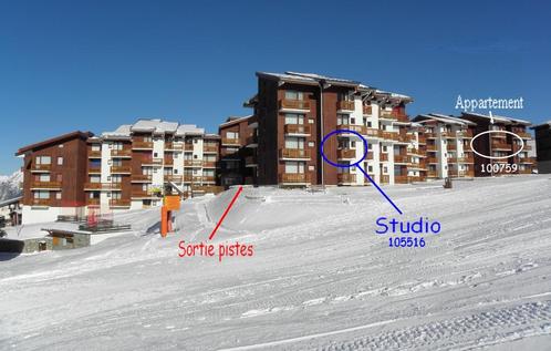 Appartement La Plagne Villages 4 personnes Sud sur pistes, Vacances, Maisons de vacances | France, Alpes, Appartement, Montagnes ou collines