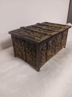 Zwaar bronzen reliek kistje, Antiek en Kunst, Ophalen of Verzenden
