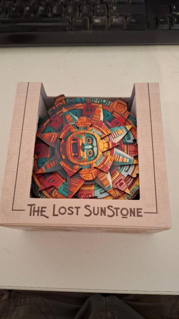 The Lost Sunstone - 3D puzzel - Escapewelt, Hobby en Vrije tijd, Denksport en Puzzels, Zo goed als nieuw, Rubik's of 3D-puzzel