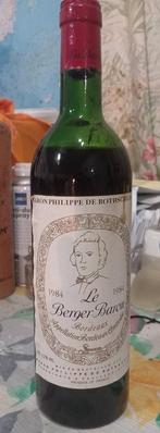 baron philippe de rothschild berger baron bordeaux 1984, Verzamelen, Wijnen, Ophalen