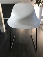 Design stoelen 4 stuks wit, Huis en Inrichting, Stoelen, Ophalen, Zo goed als nieuw, Wit