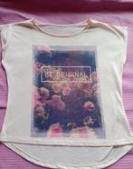 Tee-shirt léger femme, Korte mouw, Roze, Gedragen, Ophalen