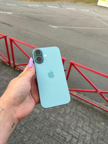 Iphone 16 zo goed als nieuw, Télécoms, Avec simlock (verrouillage SIM), 94 %, 128 GB, IPhone 16