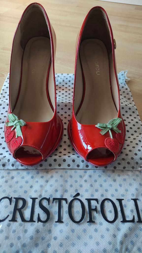 Magnifiques escarpins vernis rouge Cristofoli, Kleding | Dames, Schoenen, Pumps, Rood, Ophalen of Verzenden