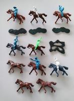 Vintage lotje - 10 Indianen en Cowboys te paard, Verzamelen, Poppetjes en Figuurtjes, Gebruikt, Ophalen of Verzenden