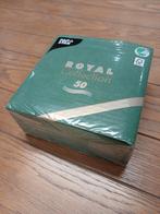 Servetten donkergroen 350 stuks (trouwfeest), Enlèvement, Neuf