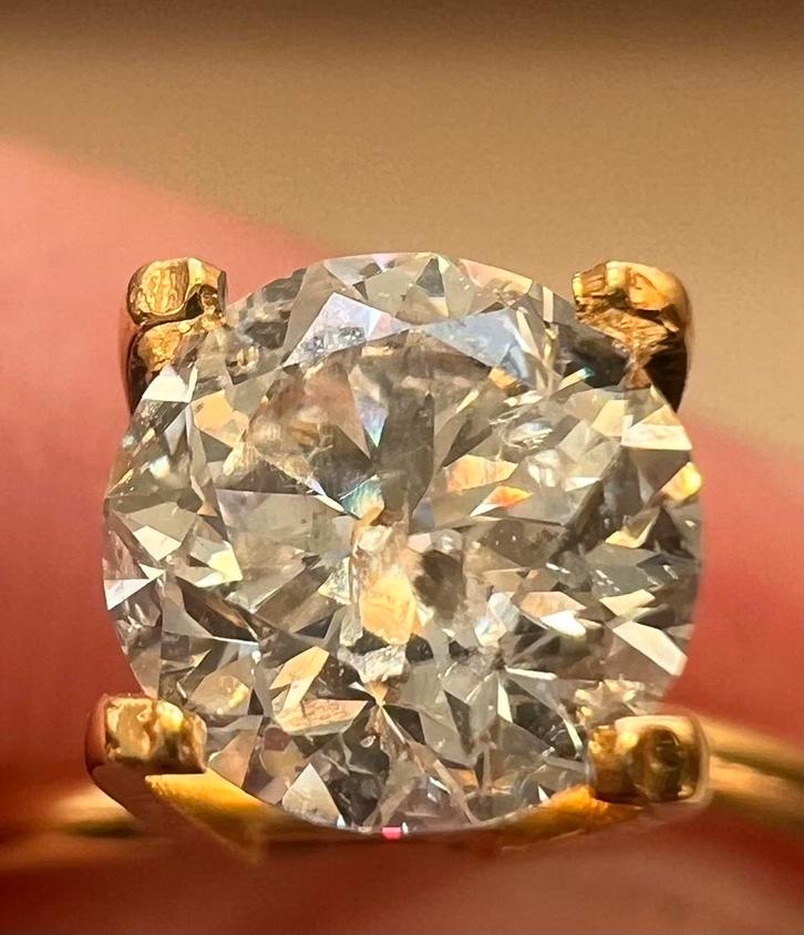 1.00ct Diamant I1 + IGI Certificaat, Handtassen en Accessoires, Edelstenen, Zo goed als nieuw, Ophalen