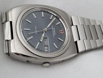 Omega geneve Megaquartz staal vintage 1975