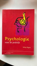 Jakop Rigter - Psychologie voor de praktijk, Boeken, Ophalen of Verzenden, Jakop Rigter