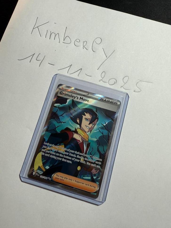Pokémon Phantasmal Flames Grimsley's Move #120/094 Engels, Hobby en Vrije tijd, Verzamelkaartspellen | Pokémon, Zo goed als nieuw