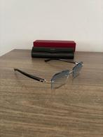 Cartier zwarte houten glazen lenzen voor 4 seizoenen, Ophalen of Verzenden, Zo goed als nieuw, Zwart, Bril