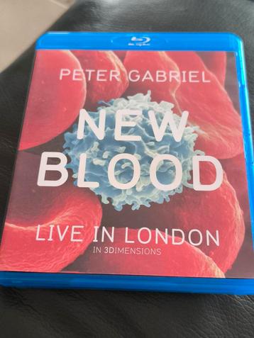 Blu Ray+BR 3D+DVD Peter Gabriel New Blood, live in Londen  beschikbaar voor biedingen