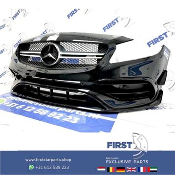 45 W176 A KLASSE A45 AMG PERFORMANCE VOORBUMPER ZWART COMPLE beschikbaar voor biedingen