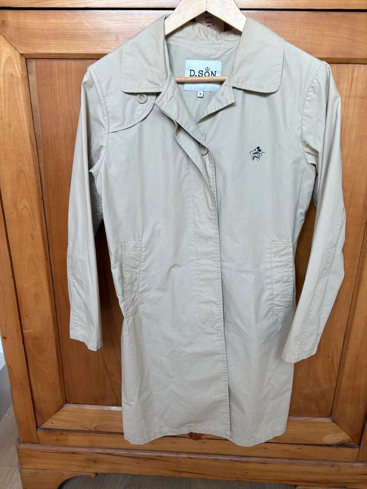 Trench Donaldson dame Taille S, Kleding | Dames, Jassen | Zomer, Zo goed als nieuw, Maat 36 (S), Beige, Ophalen of Verzenden