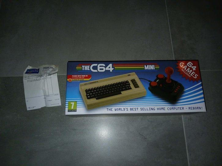 the c64 mini nieuw!, Games en Spelcomputers, Spelcomputers | Atari, Nieuw, Met 1 controller, Met games, Ophalen of Verzenden