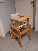 Houten kinderstoel en kindertafel met stoel, Kinderen en Baby's, Kinderstoelen, Ophalen, Gebruikt