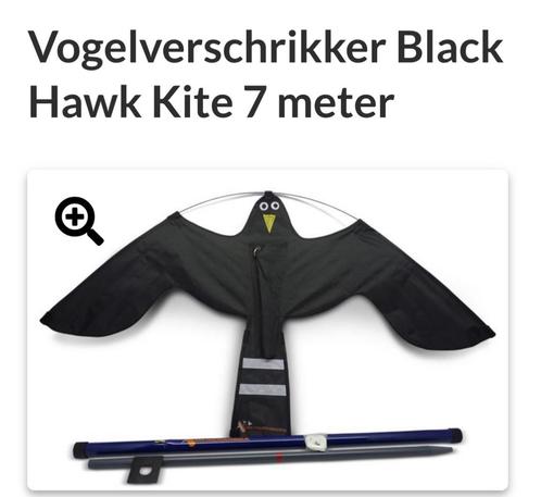 Vogelverschrikker Black Hawk Kite 7 meter, Tuin en Terras, Bestrijdingsmiddelen, Zo goed als nieuw, Ophalen of Verzenden