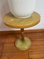 Bijzettafeltje 30 cm diameter hoogte 50 cm, Enlèvement ou Envoi, Comme neuf, Bois