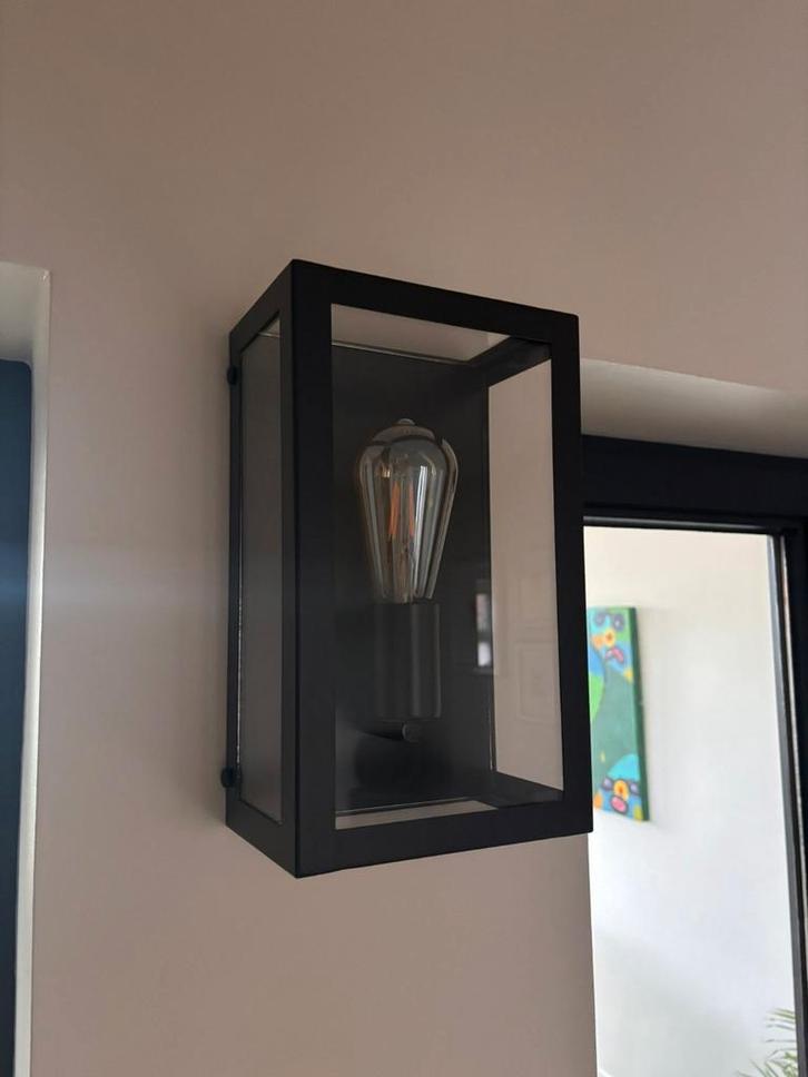 Wandlamp zwart, Huis en Inrichting, Lampen | Wandlampen, Ophalen of Verzenden