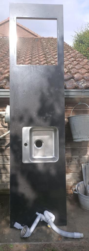composiet aanrechtblad buitenkeuken keukenblad € 199,-, Tuin en Terras, Buitenkeukens, Gebruikt, Vrijstaand, Ophalen