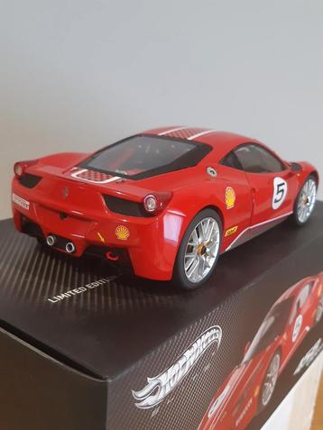 1/18 Ferrari 458 Challenge Hotwheels Elite beschikbaar voor biedingen