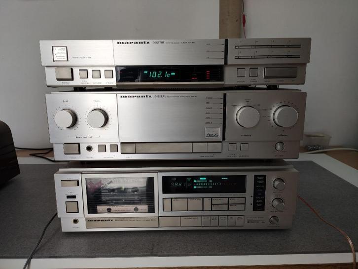 Marantz PM-54 versterker en ST-64L tuner marantz SD-64 toren, Audio, Tv en Foto, Stereoketens, Gebruikt, Cassettedeck, Tuner of Radio