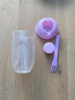 Meeneem-beker voor sla’tje, Huis en Inrichting, Keuken | Tupperware, Ophalen of Verzenden, Zo goed als nieuw, Beker of Kan