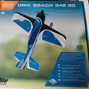 E-flite umx sbach 342 3d As3x bnf beschikbaar voor biedingen