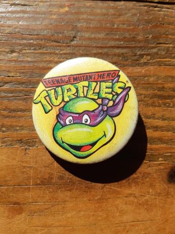 Badge / pins vintage 1990 Donatello des Tortues Ninja TMNT