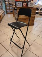 opklapbare barkruk, zwart, ikea (franklin), Huis en Inrichting, Ophalen, Gebruikt