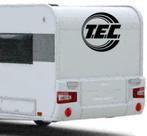 TEC Camper Caravan Sticker TEC, Collections, Autres types, Envoi, Neuf