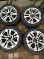 Winterset alu Mercedes velgen w212, Ophalen, 17 inch, Winterbanden, Velg(en)