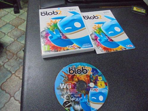 WII De Blob 2 (orig-compleet), Games en Spelcomputers, Games | Nintendo Wii, Gebruikt, 2 spelers, Vanaf 7 jaar, Ophalen of Verzenden