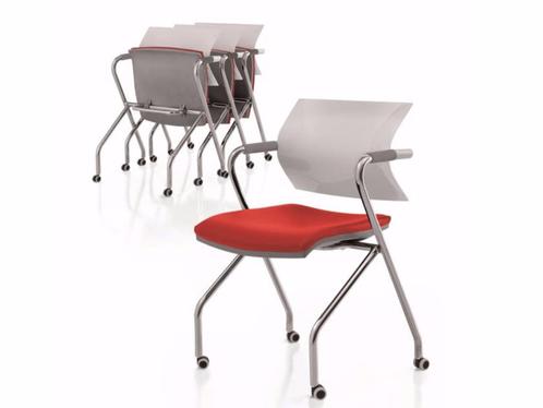 Stoelen met karakter  Luxy model air  set van 4, Huis en Inrichting, Stoelen, Gebruikt, Vier, Metaal, Stof, Overige materialen