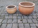 Terracotta potten, Jardin & Terrasse, Pots de fleurs, Comme neuf, 25 à 40 cm, Jardin, Terracotta