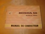 HONDA 50 Modèle PS50 Ancien Manuel du Conducteur, Motos, Modes d'emploi & Notices d'utilisation, Honda