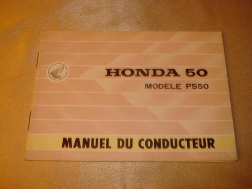 HONDA 50 Modèle PS50 Ancien Manuel du Conducteur, Motoren, Handleidingen en Instructieboekjes, Honda, Ophalen of Verzenden