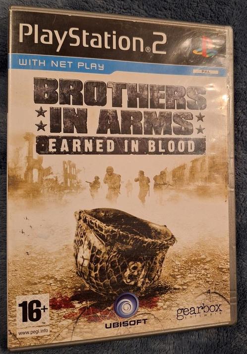 Brother In Arms: Earned In Blood 🟣 PS2, Consoles de jeu & Jeux vidéo, Jeux | Sony PlayStation 2, Utilisé, Enlèvement ou Envoi