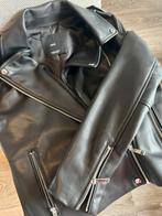 Mango leather effect bicker jacket, Kleding | Heren, Kostuums en vesten, Ophalen, Zwart, Nieuw, Mango