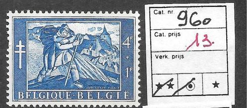BELGIE  NR  960   X1, Postzegels en Munten, Postzegels | Europa | België, 1 plakker, Europa, Met plakker, Ophalen of Verzenden