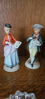 Koppeltje kunstenaars met schildersezel., Enlèvement