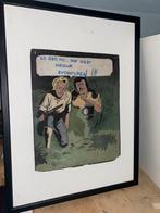 Stripcover op hardboard, Ophalen